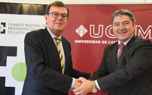 UCLM y el Consejo de Mediadores de Seguros firman un convenio de cooperación interuniversitaria