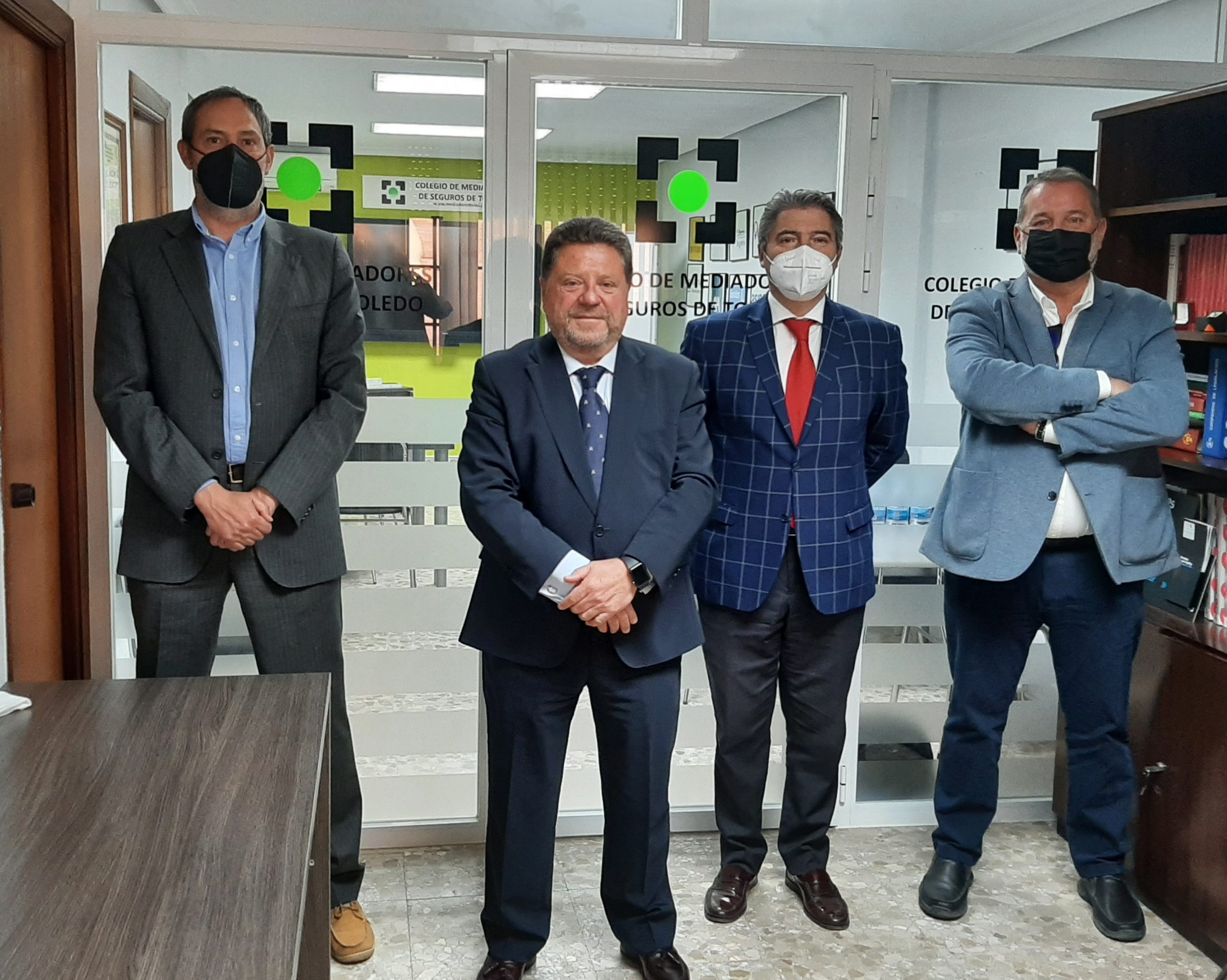 El Presidente del Consejo General de Mediadores se reúne con el Colegio de Toledo para aunar estrategias tras el Covid-19