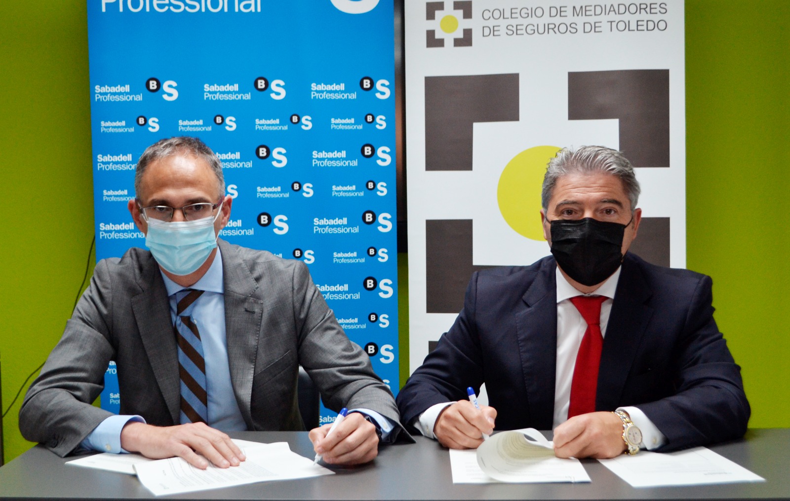 El Colegio de Mediadores de Toledo y Banco Sabadell sellan su colaboración