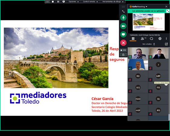 El Colegio de Mediadores de Seguros de Toledo y CGPA protegen la responsabilidad civil de los agentes de seguros de Toledo