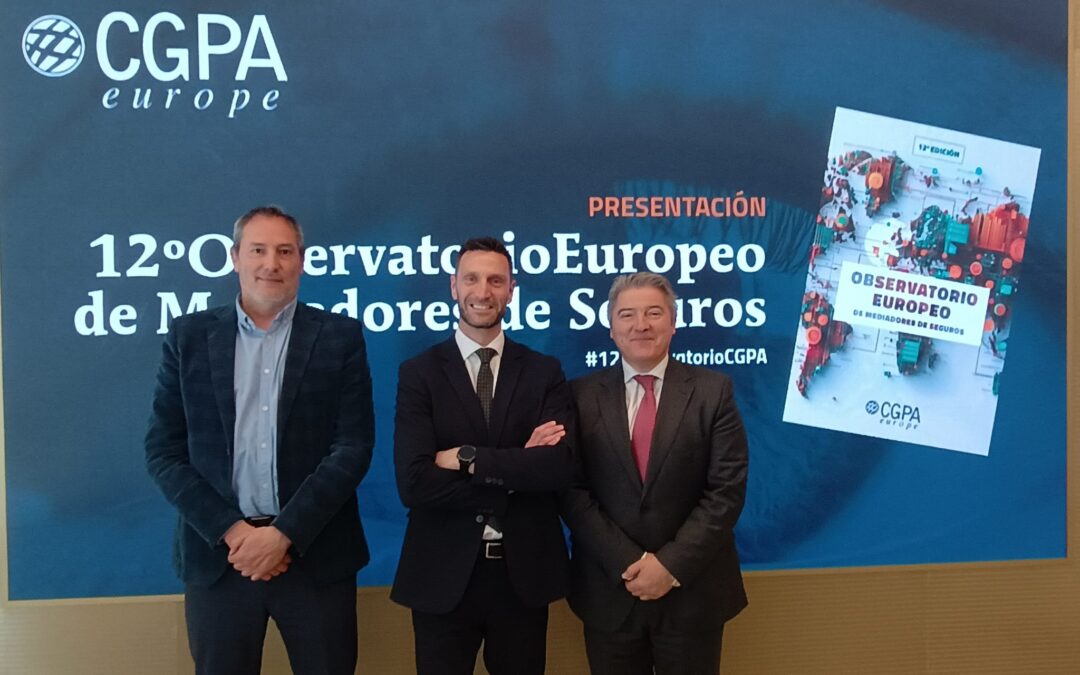 El Colegio de Mediadores de Castilla-La Mancha asiste a la presentación del XII Observatorio Europeo de Mediadores de Seguros de CGPA